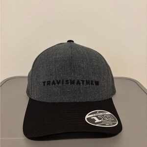 TravisMathew Gray Heather & Black Baseball Cap
